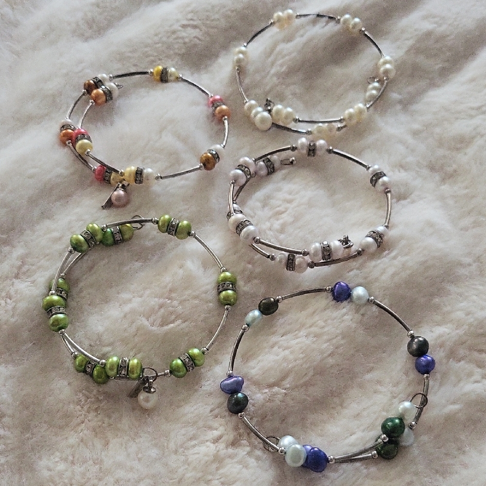 $55.00 EACH RETAIL‼️☀️ Bohemian Summer Multicolor Beaded Bracelets Set 🌴🌾 - Picture 2 of 7